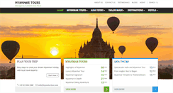 Desktop Screenshot of myanmartour.asia
